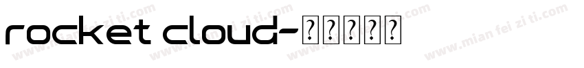 rocket cloud字体转换